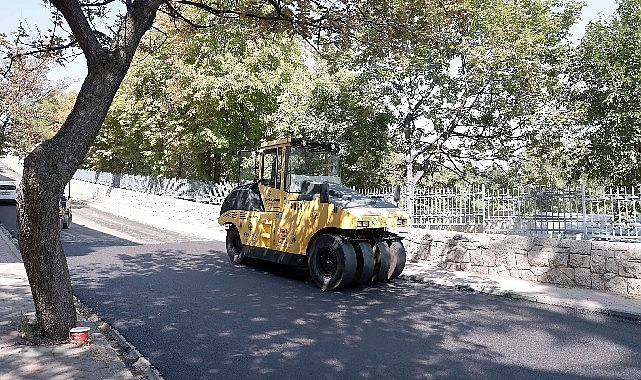 Çankaya Belediyesi asfalt hedefinde adım adım ilerliyor